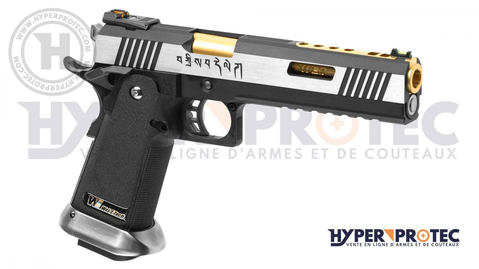 WE 6.0 Hi-Capa Series I-Rex - Pistolet Airsoft Gaz - HyperProtec