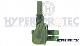 Holster de cuisse NOIR arme de poing STRIKE SYSTEMS - Armurerie Loisir