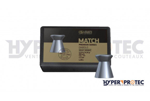 JSB Match Premium Heavy - Plomb 4,5 mm