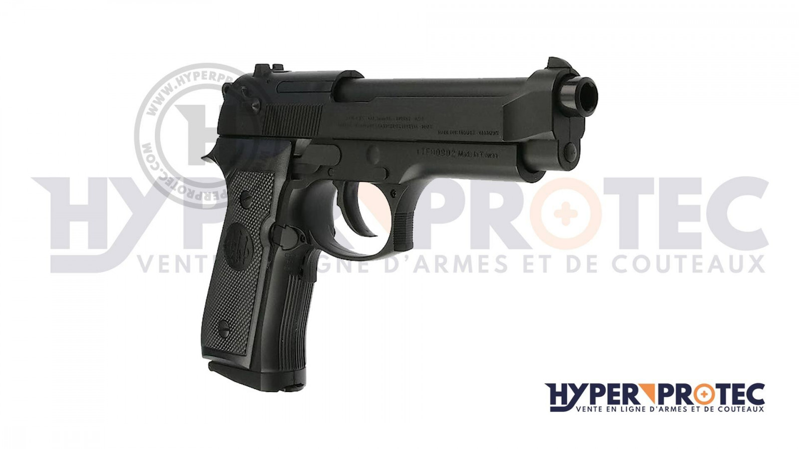 Achetez en ligne Pistolet Plomb CO2 Beretta M92 FS Full Metal de