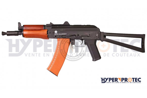 Réplique airsoft electrique Kalash AKS47 full metal en pack avec batterie et chargeur