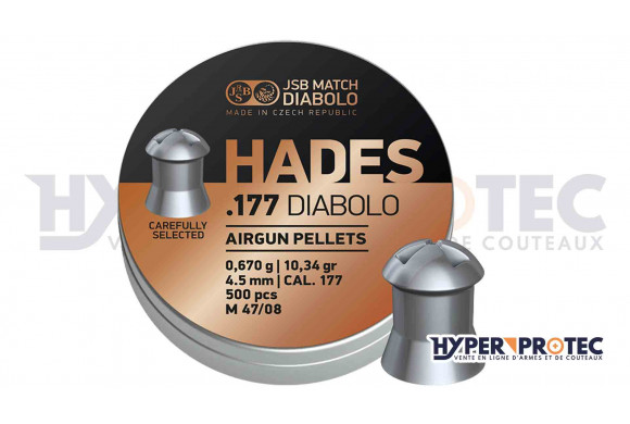 JSB Hades plombs expansif creux