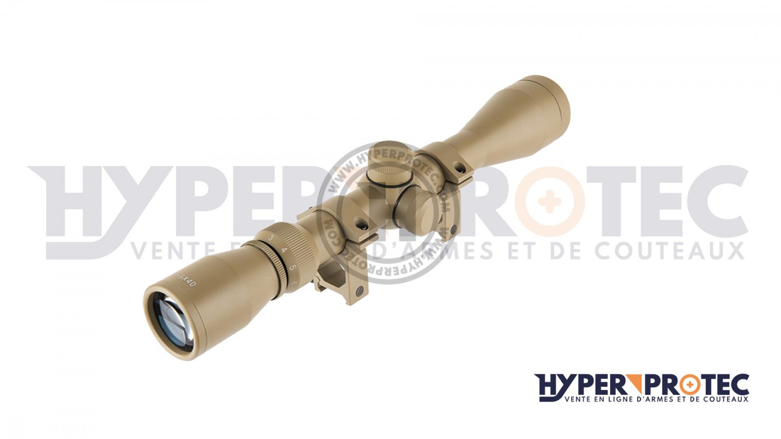 Optique Airsoft de chasse 3-9x40 Lunette de visée laser rouge