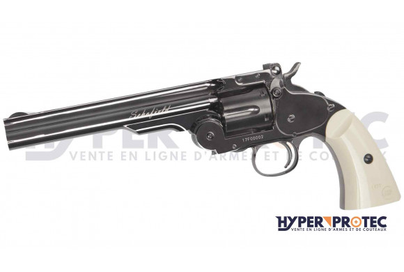 Schofield 6” Revolver À Bille Acier Couleur Gris Acier