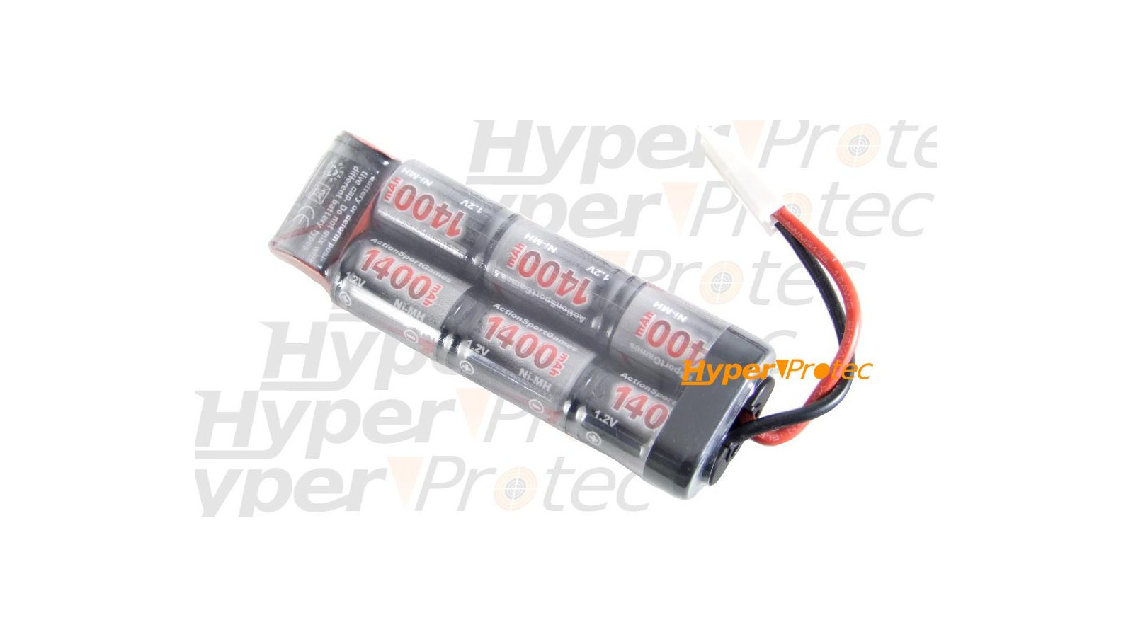 Batterie de rechange pour réplique airsoft 1400 mAh 8.4V et autre