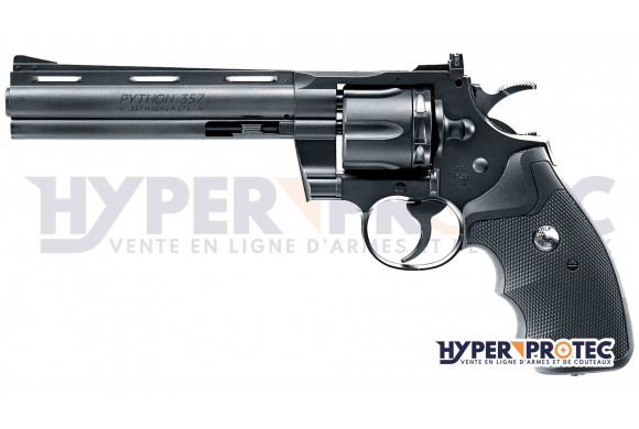 Colt Python 357 Magnum noir 6 pouces à billes acier 4.5 mm