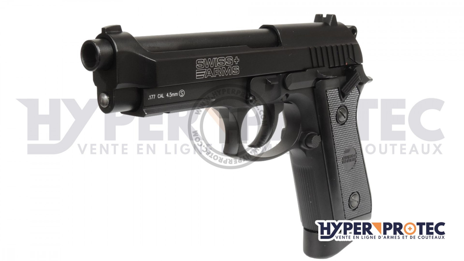 Swiss Arms P92 culasse mobile métal pistolet à billes d'acier 4.5