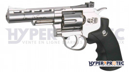 Revolver Dan Wesson chromé 4 pouces - airsoft CO2