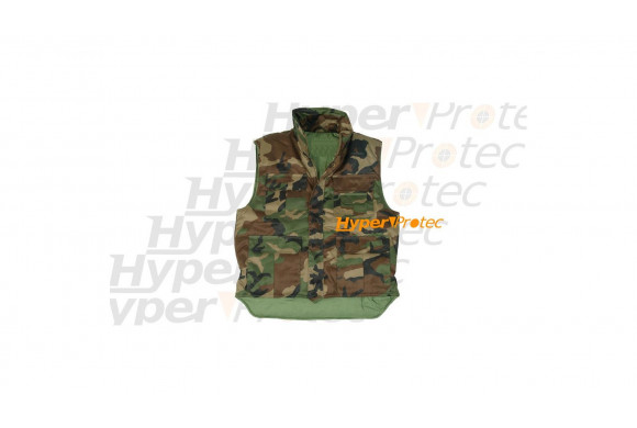 Veste sans manche Mil-Tec Rangers Woodland