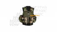 Gilet assaut camo militaire 8 poches