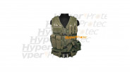 Gilet tactical de combat vert pour droitier