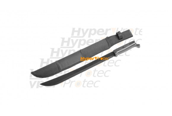 Machette lame lisse 54 cm avec étui