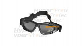 Lunettes de protection Commando - Noir verre fumé