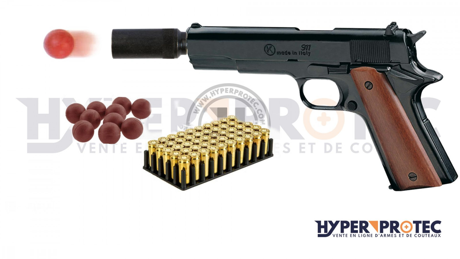 Pack Défense kimar 911 - Pistolet Alarme