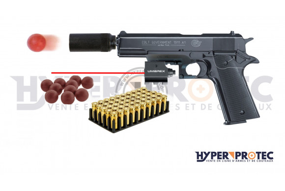 Pack de défense Walther P88 - Pistolet Alarme