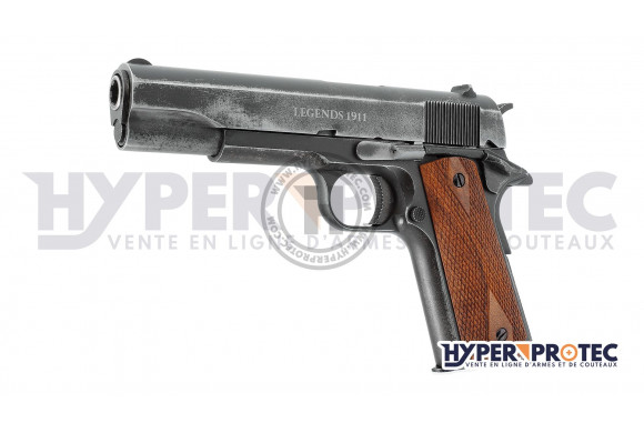 Colt 1911 full métal Legends - Pistolet à billes acier 4.5 mm