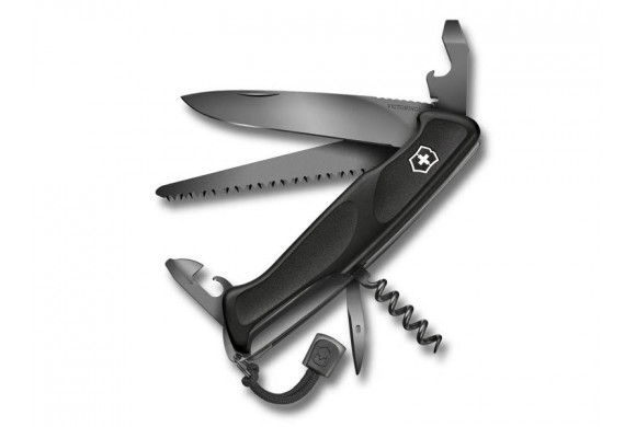 COUTEAU VICTORINOX RANGERGRIP 55 ONYX BLACK EDITION