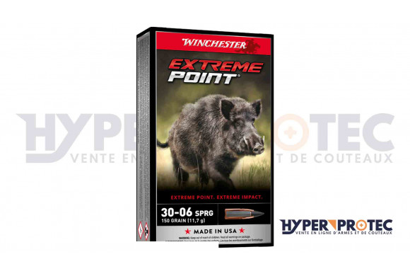 Winchester Extreme Point - Munition 30-06 - 150 grains