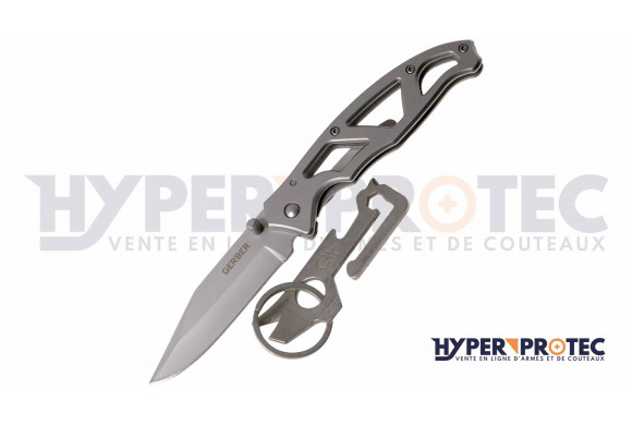 Couteau de poche Gerber Paraframe + Outil Porte-Clés Mullet