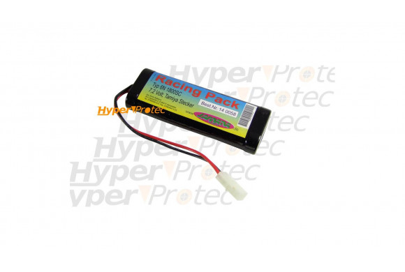 Batterie 1800 mAh 7.2V pour airsoft électrique - type large