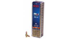 Boite de 100 Munition 22LR CCI Mini Mag ogive pleine