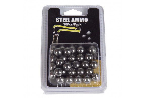 Lot de 30 billes acier de 10 mm pour munitions lance pierre ou fronde