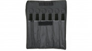 Set de 6 couteaux de lancer Perfect Point Skeleton Purblack