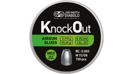 Plomb 6.35 mm JSB Match Knock Out MKII