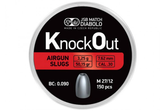 Plomb 7.62 mm JSB Match Knock Out Slug