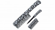 Couteau Caché Blade USA Peigne Skulls