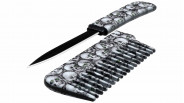 Couteau Caché Blade USA Peigne Skulls
