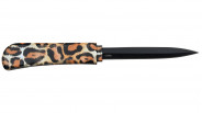 Couteau Caché Blade USA Peigne Léopard