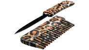 Couteau Caché Blade USA Peigne Léopard