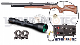 Pack Snowpeak M25W Wood PCP - carabine à plomb calibre 5.5 mm 19.9 J
