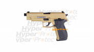 Sig Sauer P226 full métal gaz blow back TAN