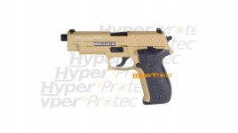 Sig Sauer P226 full métal gaz blow back TAN