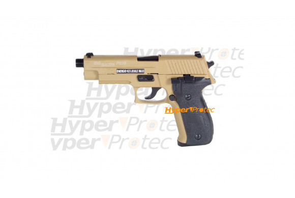 Sig Sauer P226 full métal gaz blow back TAN