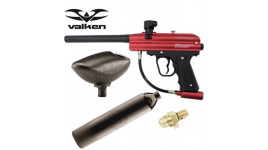 Pack Paintball VALKEN RAZORBACK RED