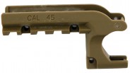 Rail de pontet colt 1911 norme Picatinny en brun vert