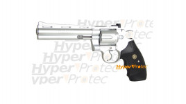 Revolver réplique 357 python chromé airsoft GBB Gaz six pouces