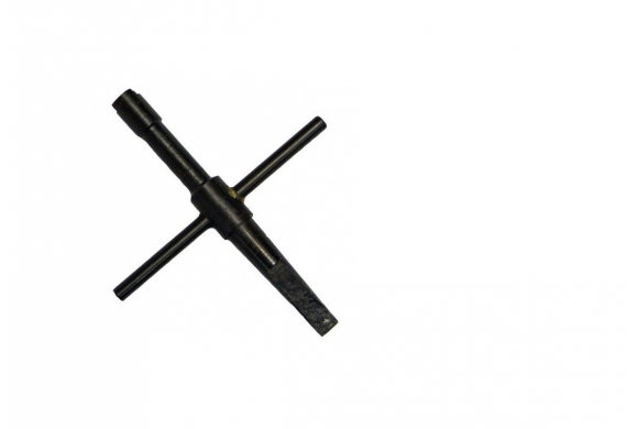 Clef pour démonter cheminée Arme poudre noire