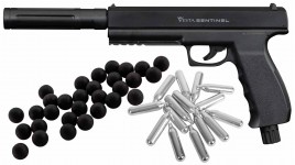 Pack Vesta SENTINEL 19 joules + Extension de Canon - pistolet à balle caoutchouc