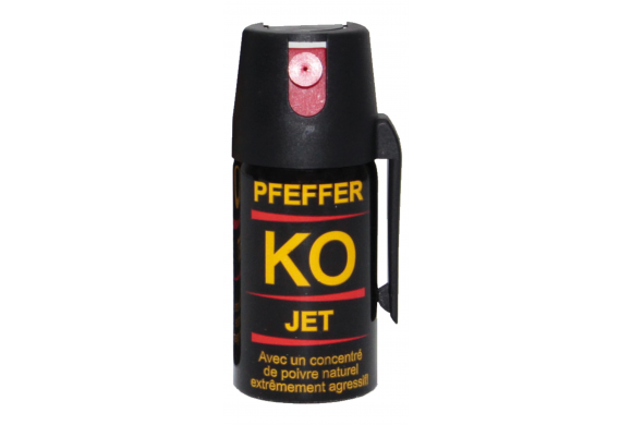 Pulvérisateur anti agression au poivre Pfeffer KO Jet - 40 ml