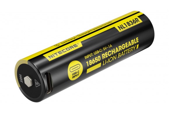 Batterie Rechargeable Nitecore NL1836R - 18650 - 3600mAh - 3.6V