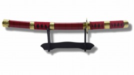 Mini Katana Rouge et Or