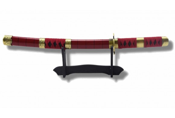 Mini Katana Rouge et Or