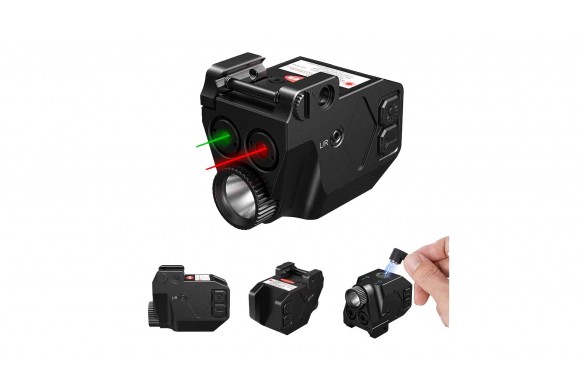 Lampe Laser Tactique Picatinny Dual