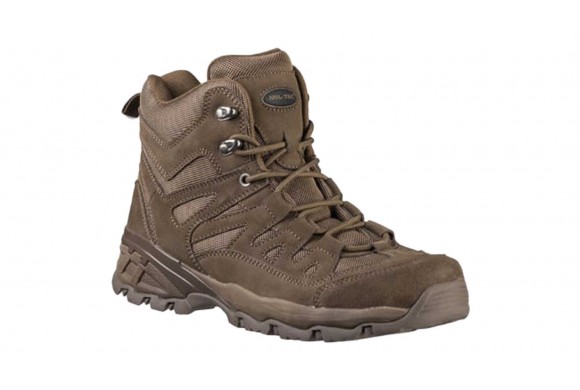 Chaussure rando tactique Marron à lacet Mil-Tec Squad boots 