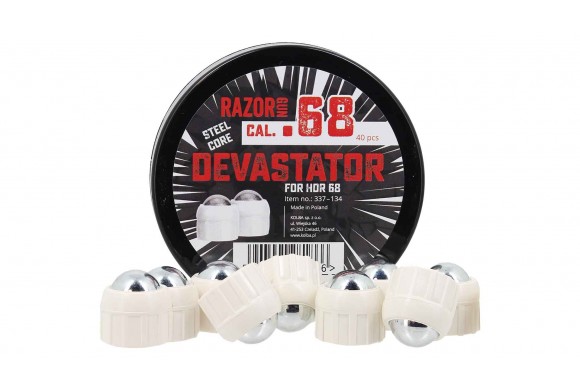 Bille métal Razor Gun Devastator HDR68 calibre 68
