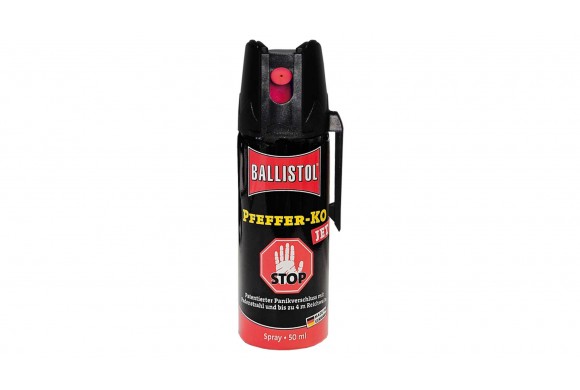 Bombe lacry au jet poivre de 50 ml anti agression Pfeffer KO 